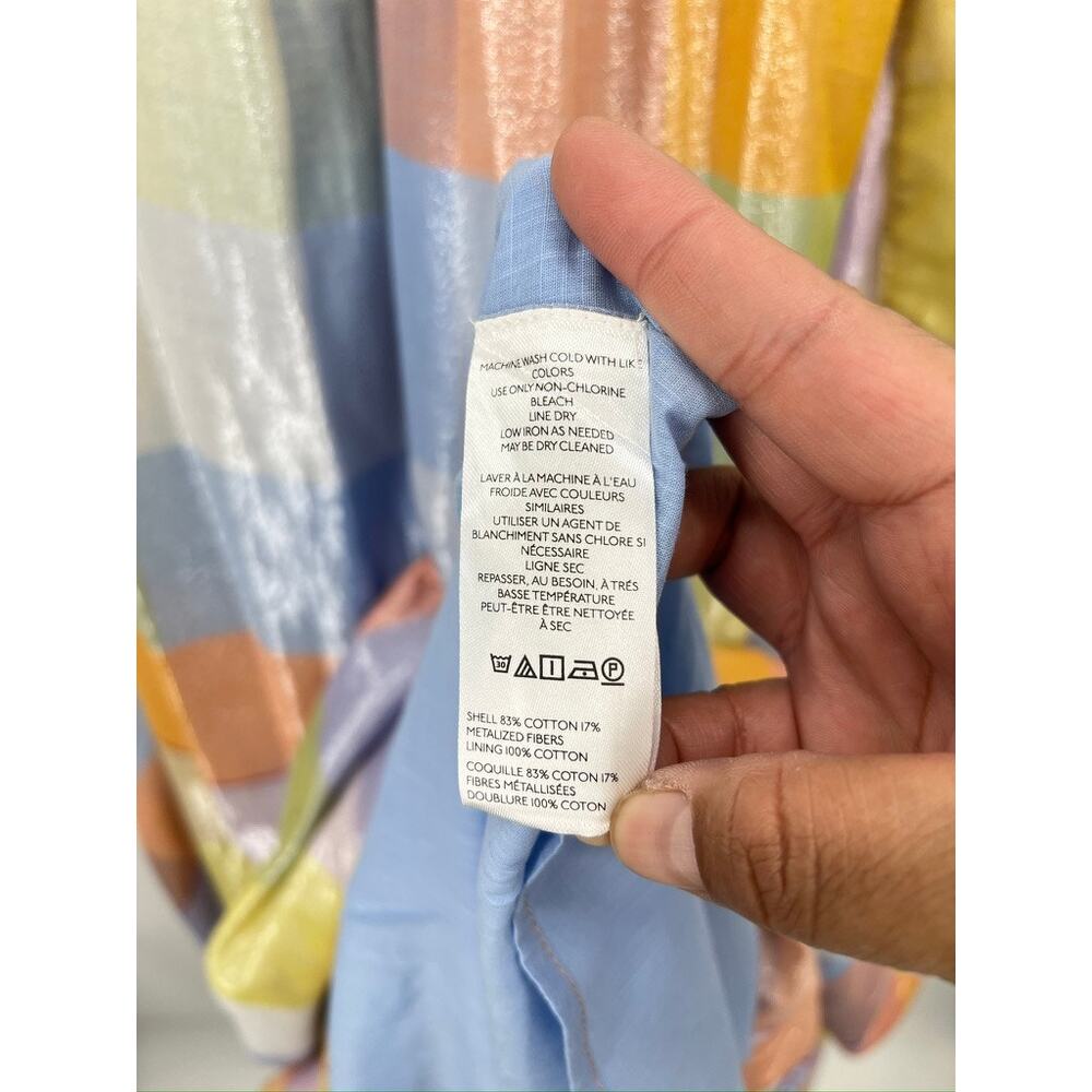 NWT Anthropologie Pilcro Sleeveless Paid Tent Maxi Dress Women's M - Picture 7 of 8